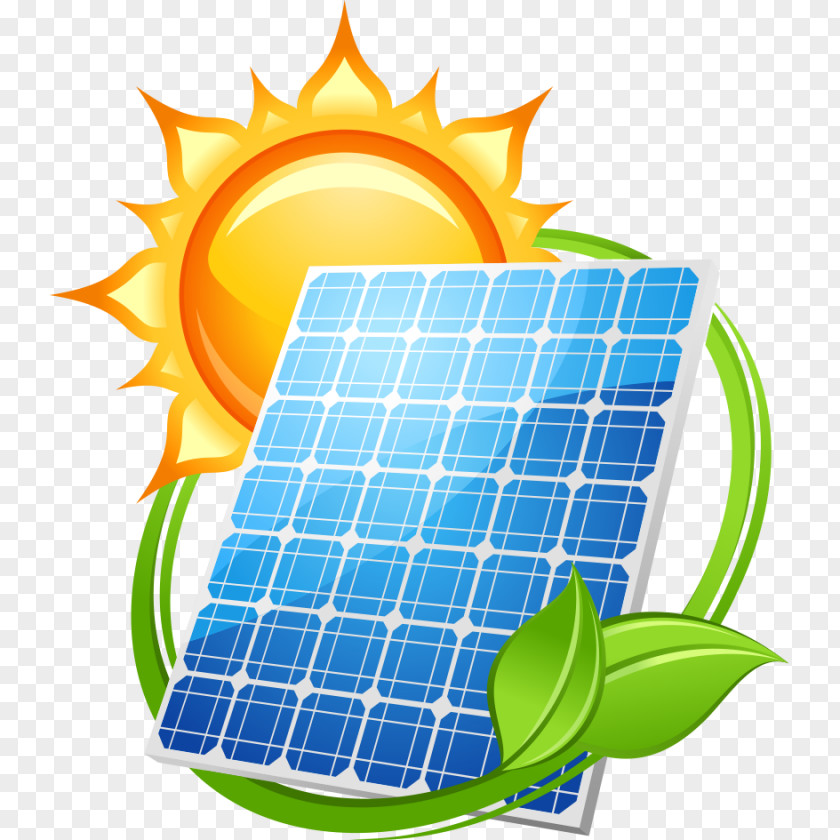Solar Energy Material Power Panel Poster PNG