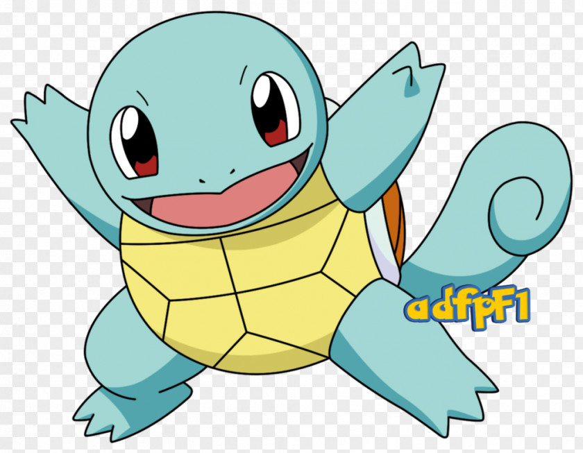 Squirtle Pikachu Pokémon GO Red And Blue PNG