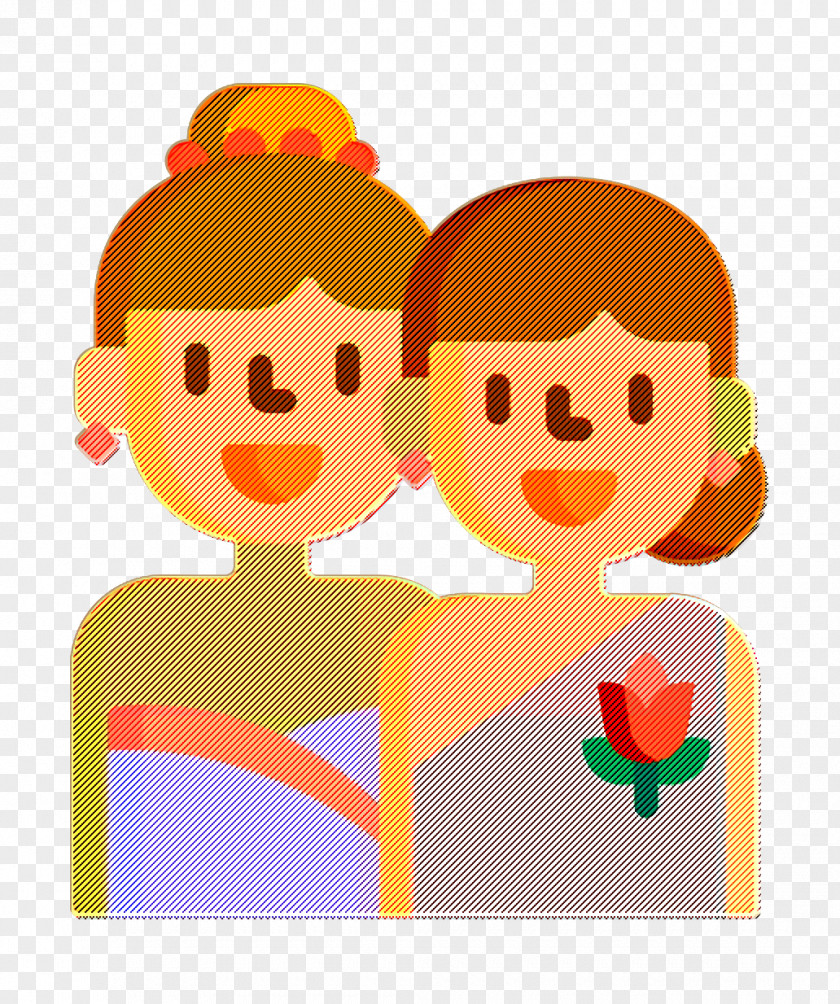 Wedding Icon Two Brides PNG