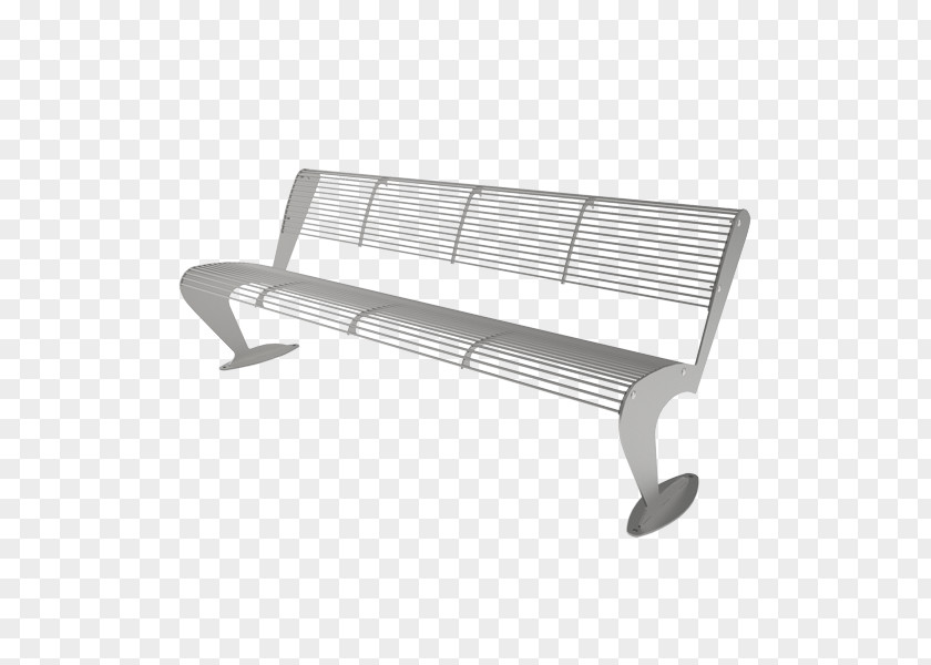 Albatross Street Furniture Steel Bench Industrial Design PNG