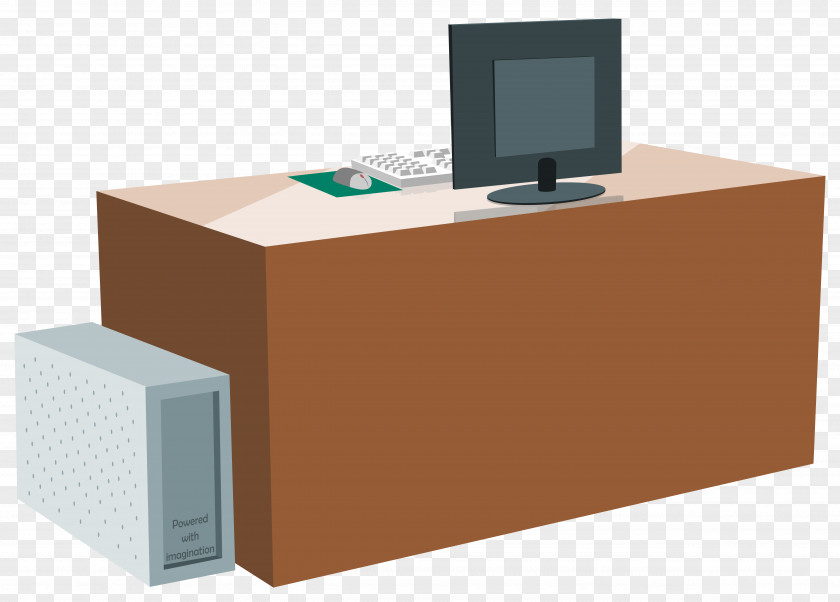 Desk Table Computer Office PNG