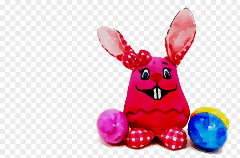 Easter Bunny Egg Stuffed Animals & Cuddly Toys Magenta PNG