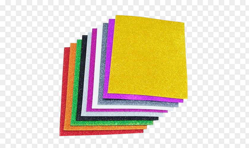 Gold Powder Flash Sponge Paper Ethylene-vinyl Acetate Foam Glitter Sticker PNG
