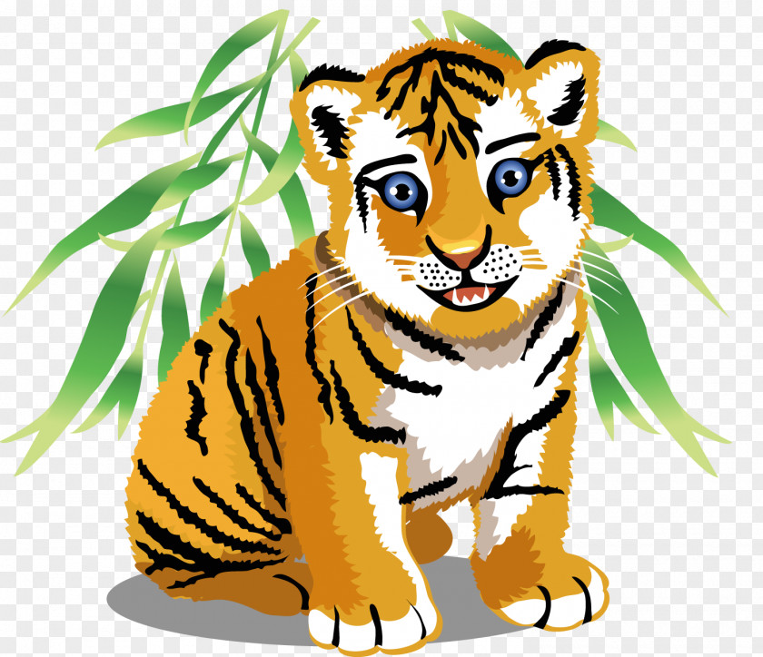 ANIMAl Baby Jungle Animals Tiger Clip Art PNG