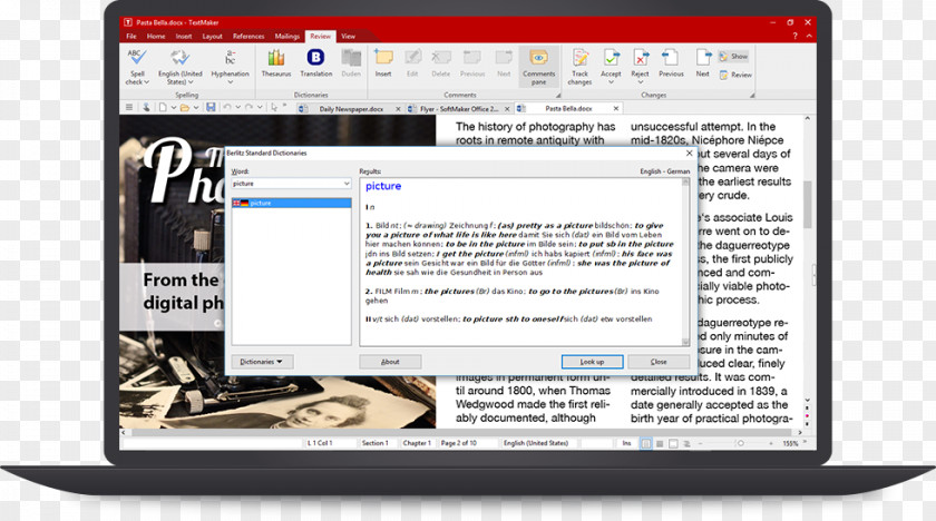 Multi Use Flyers TextMaker SoftMaker Word Processor Microsoft File Format PNG