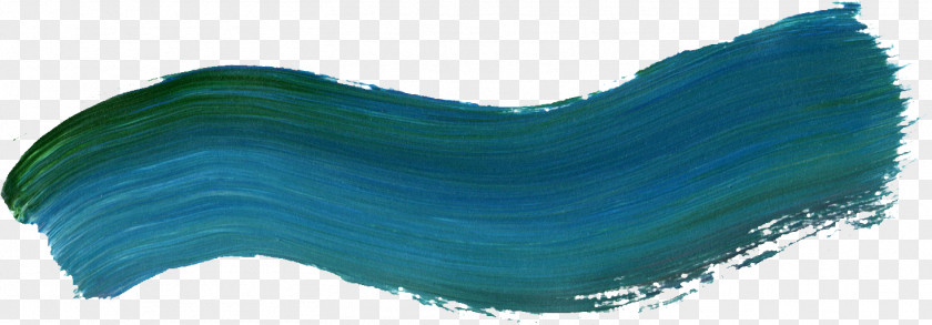 Paint Stroke Acrylic Transparency And Translucency Color Turquoise PNG