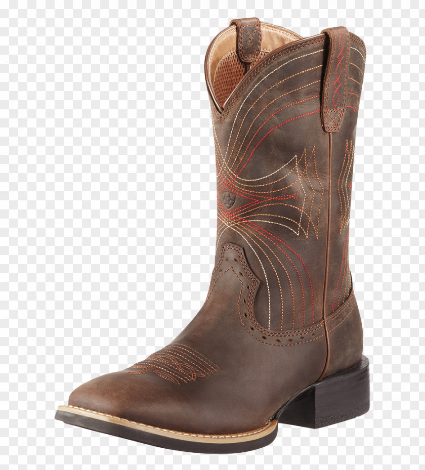 Brown Boots Cowboy Boot Ariat Men's Sport Wide Square Toe Steel-toe PNG