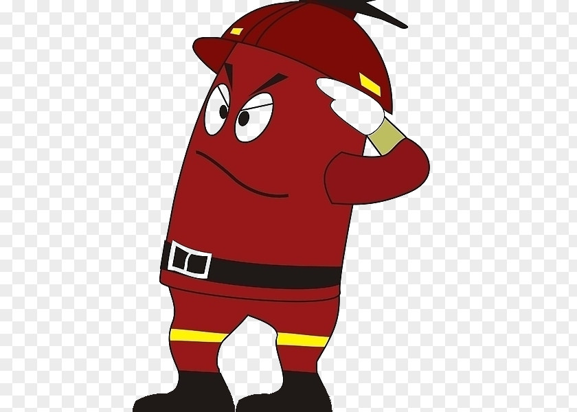 Cartoon Fire Hydrant Firefighting Firefighter PNG