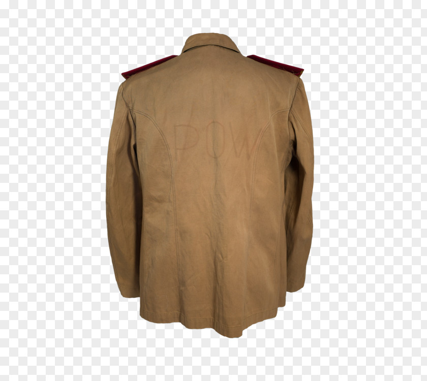 Chinese Military Uniform Khaki Jacket PNG