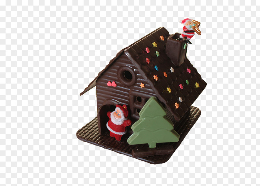 Chocolate Cake Gingerbread House Christmas Man PNG