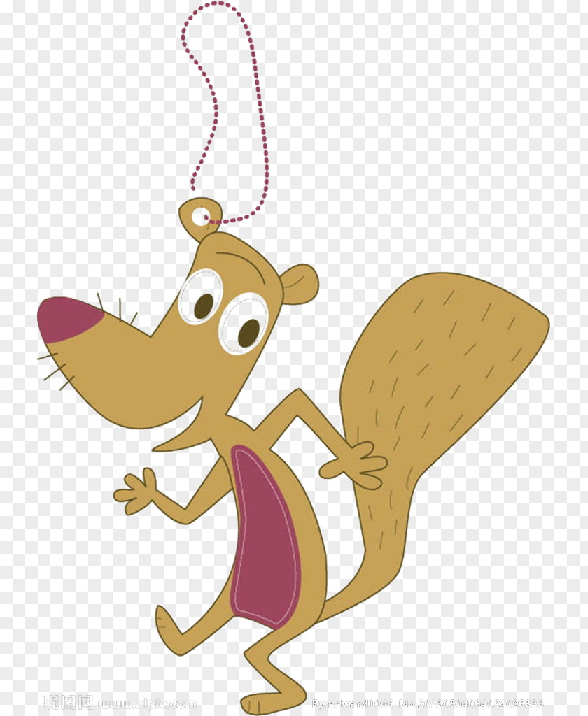 Hand-painted Mouse Cartoon Animation PNG