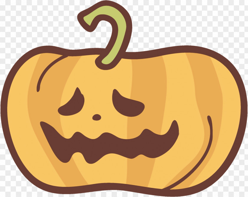Cucurbita Squash Jack-o-Lantern Halloween Pumpkin Carving PNG