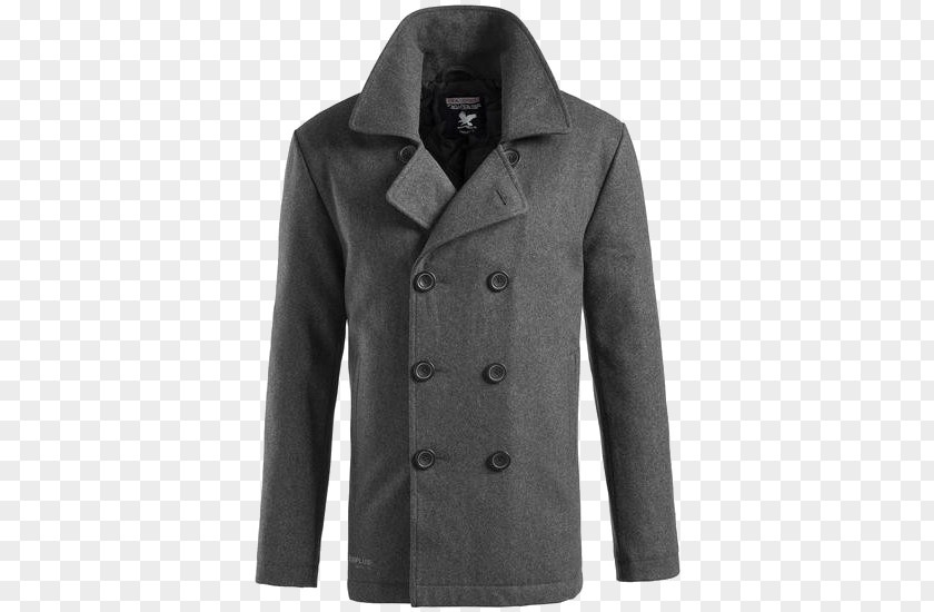 Jacket Pea Coat Military Surplus Double-breasted PNG