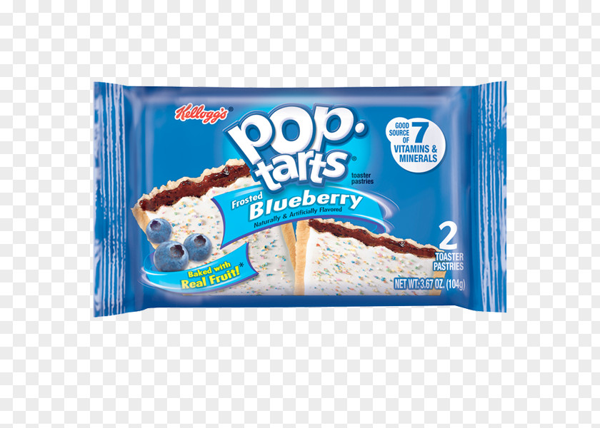 Sugar Toaster Pastry Kellogg's Pop-Tarts Frosted Brown Cinnamon Pastries Frosting & Icing Breakfast Cereal PNG