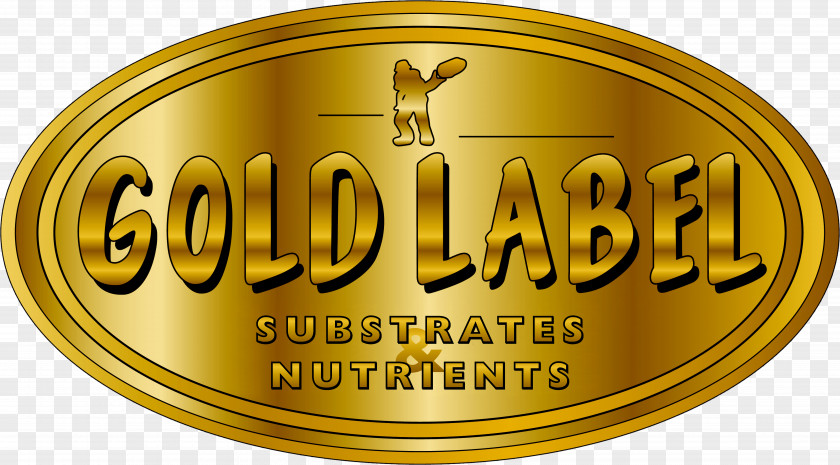 Text Label Nutrient Substrate Hydroponics Gold PNG