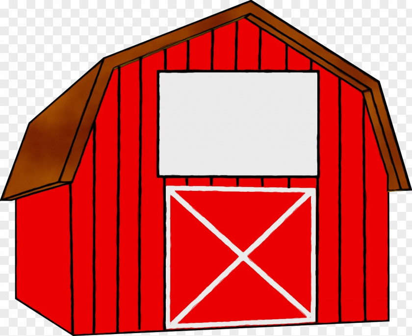 Triangle Barn Watercolor Business PNG