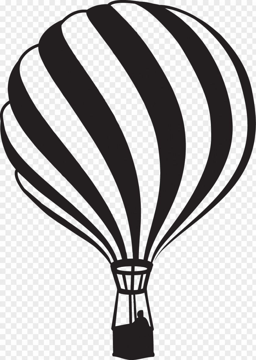 Leaf Hot Air Balloon Line Clip Art PNG