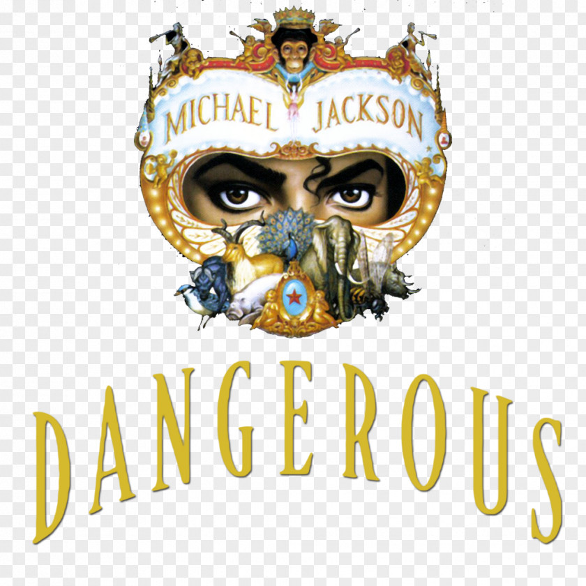 Michael Jackson Dangerous World Tour Album Cover Art PNG
