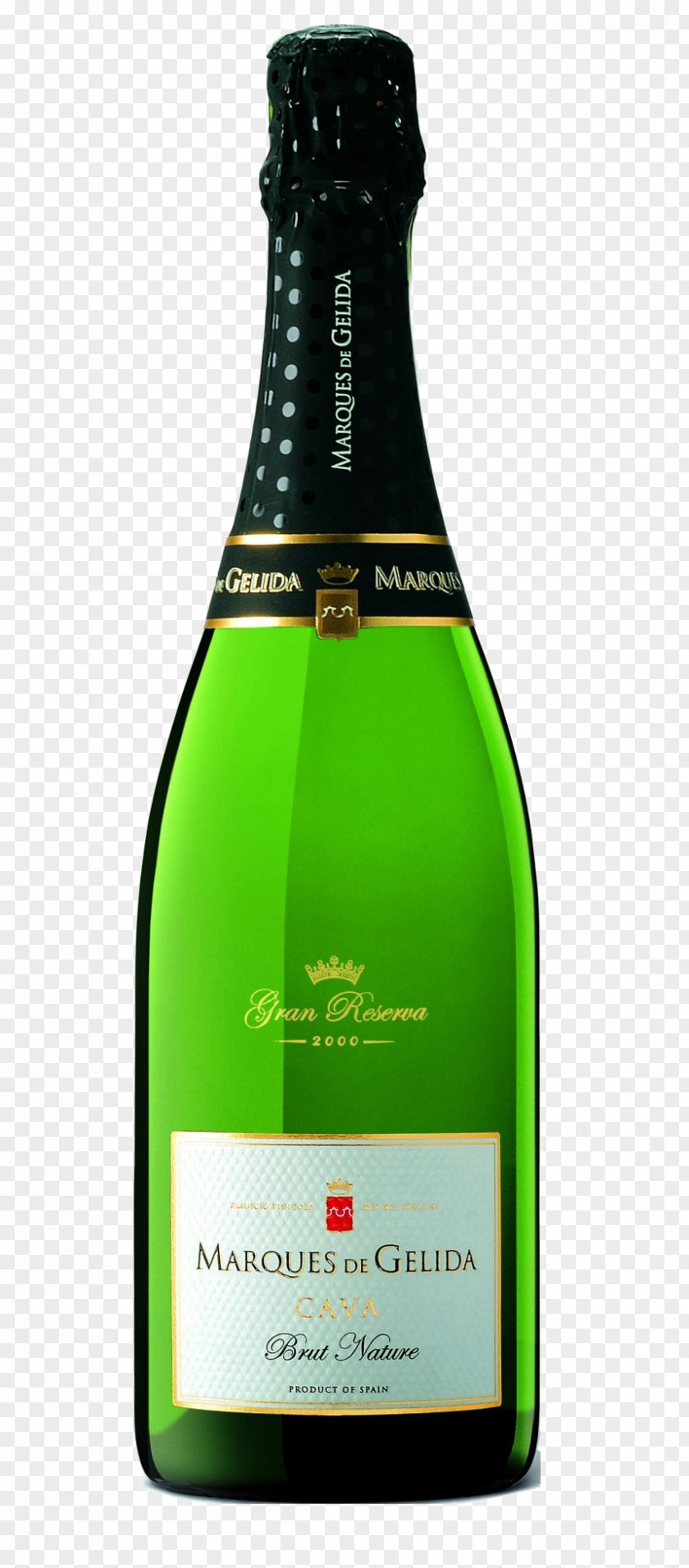 Champagne White Wine Riesling Cava DO PNG