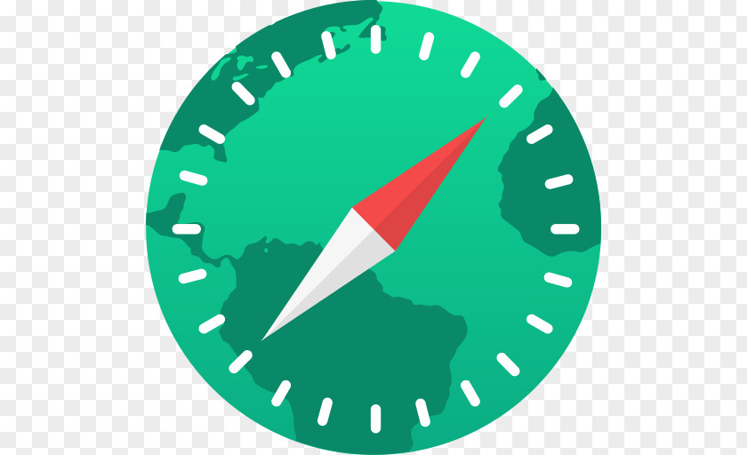 Clock Web Browser Safari PNG