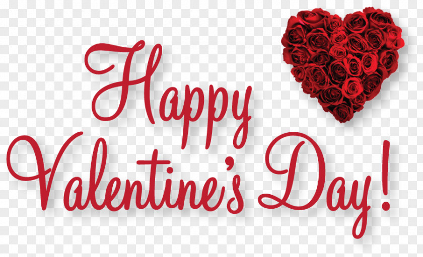 Happy Valentine's Day Text PNG