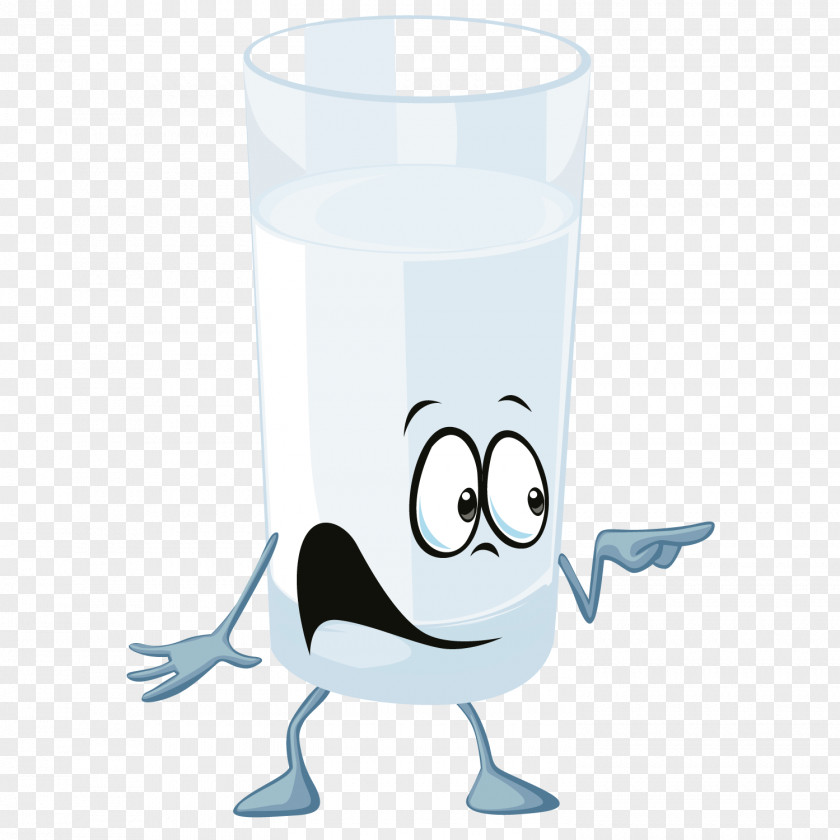 Naughty Cup Milk Cartoon Glass Royalty-free PNG