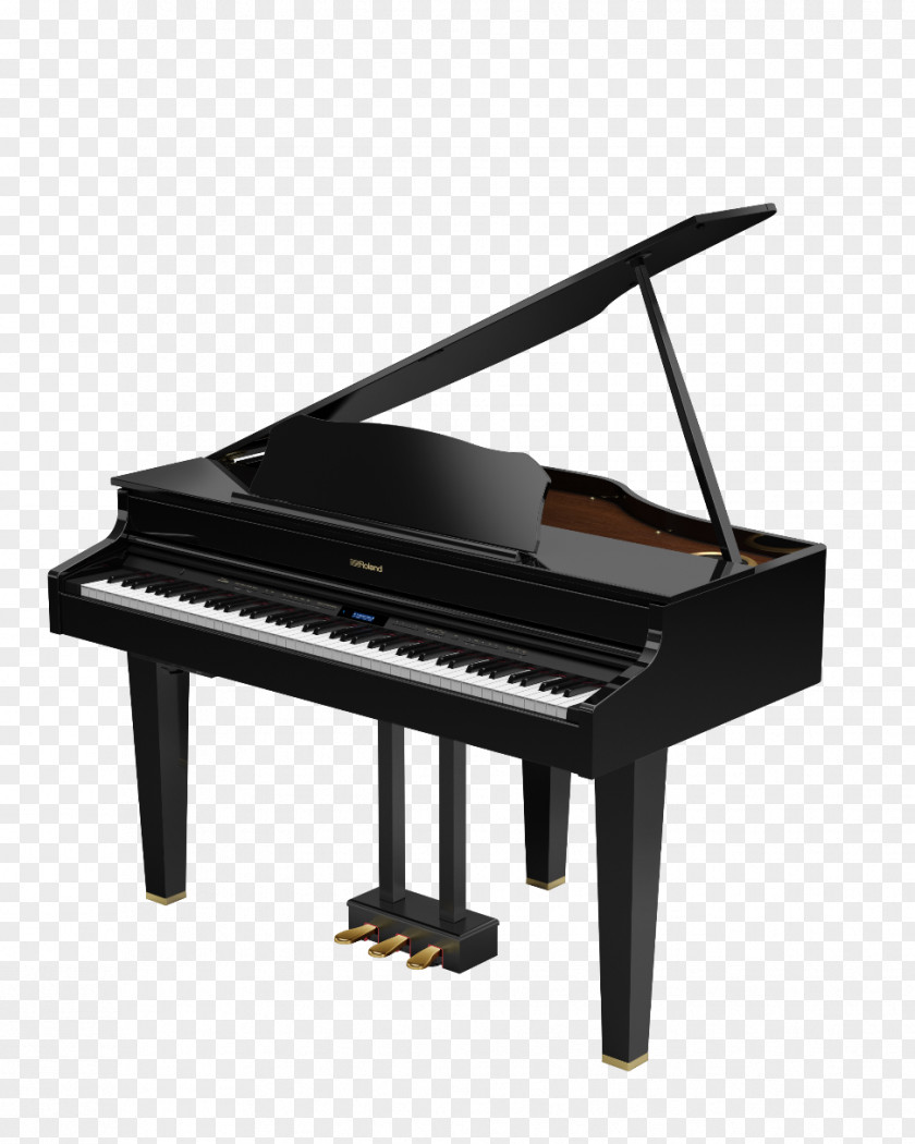 Piano Roland Corporation Digital Grand Action PNG