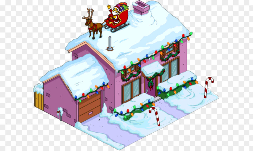 The Simpsons Movie Simpsons: Tapped Out House Christmas Ned Flanders PNG