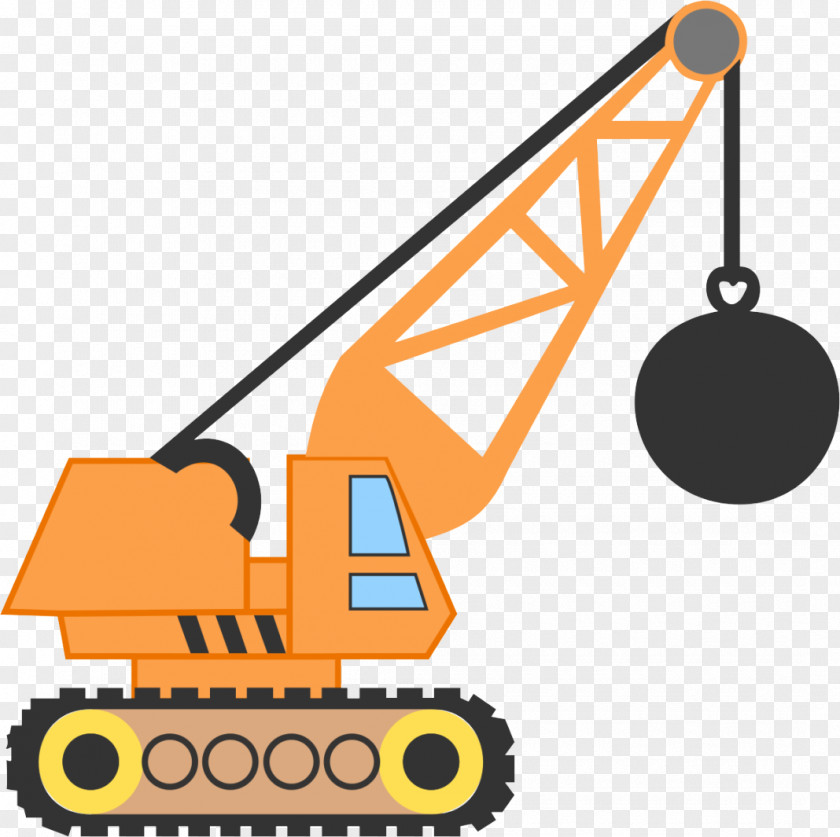 Vehicle Mode Of Transport Crane Clip Art Construction Equipment Line PNG