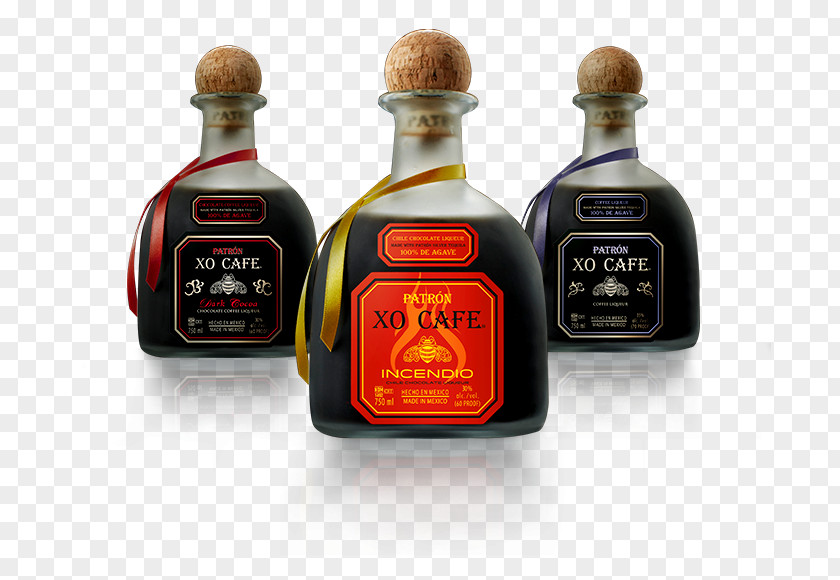 Bottle Liqueur Patrón Tequila Whiskey Cafe PNG