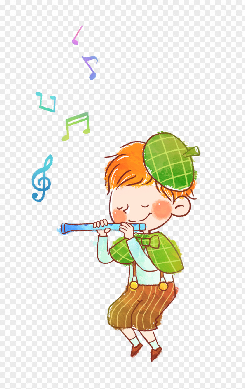 Flute Boy The Fifer Dizi PNG