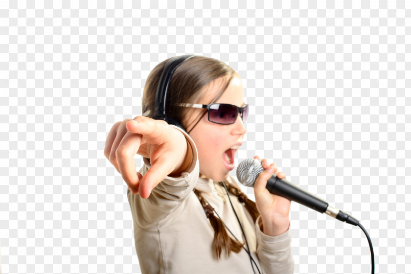 Microphone Singing Stock Photography PNG photography, A singing little singer clipart PNG