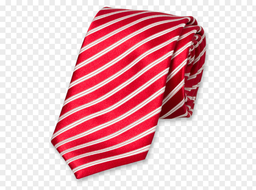 Suit Necktie Red White Silk Stripe PNG