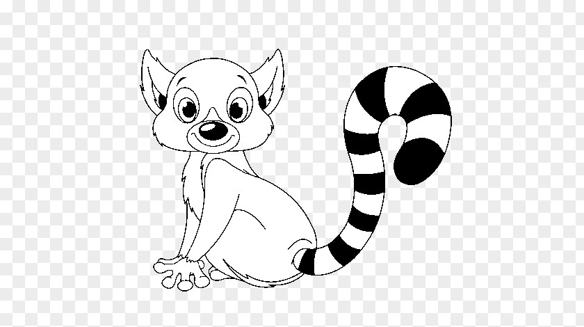 Child Ring-tailed Lemur Indri Coloring Book Primate PNG