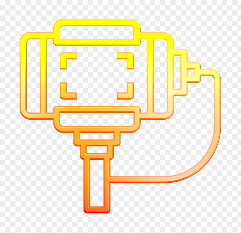 Selfie Stick Icon Photography Stabilizer PNG