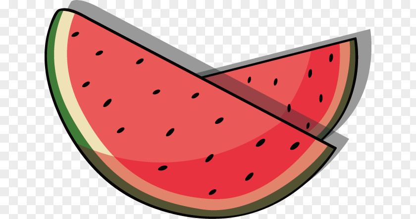 Vector Cartoon Watermelon Drawing PNG
