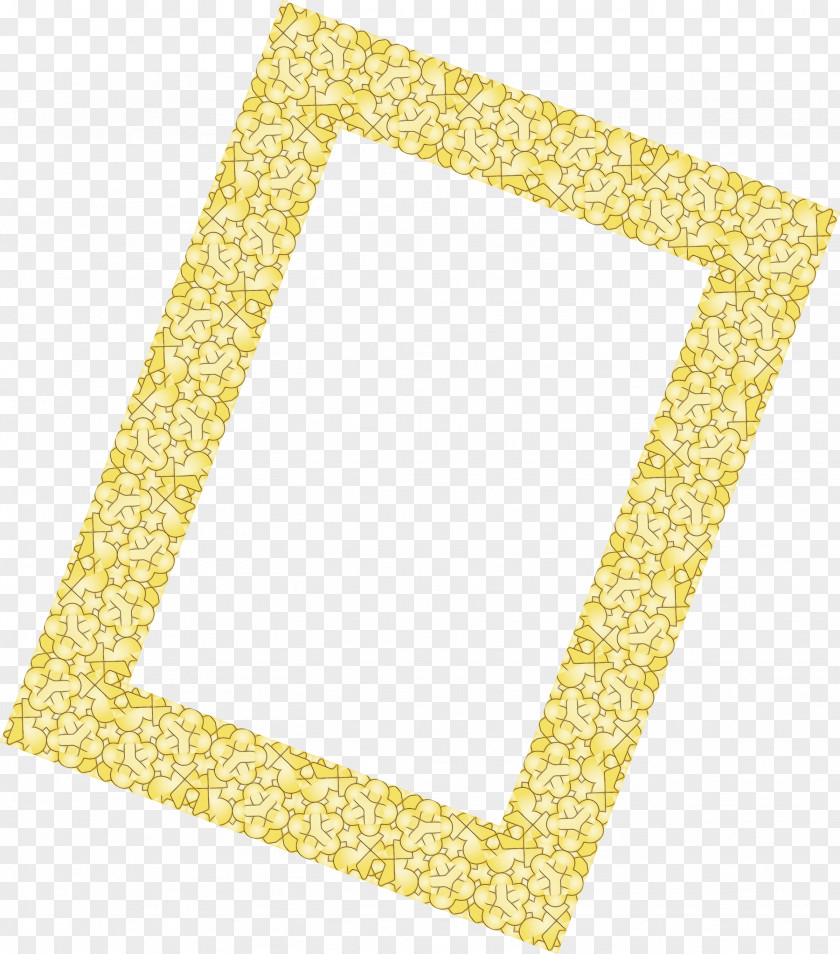 Yellow Line Meter Pattern Jewellery PNG
