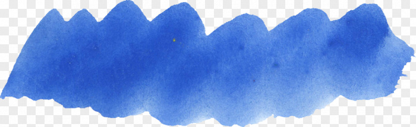 Blue Brush Stroke Pinceau à Aquarelle Watercolor Painting PNG