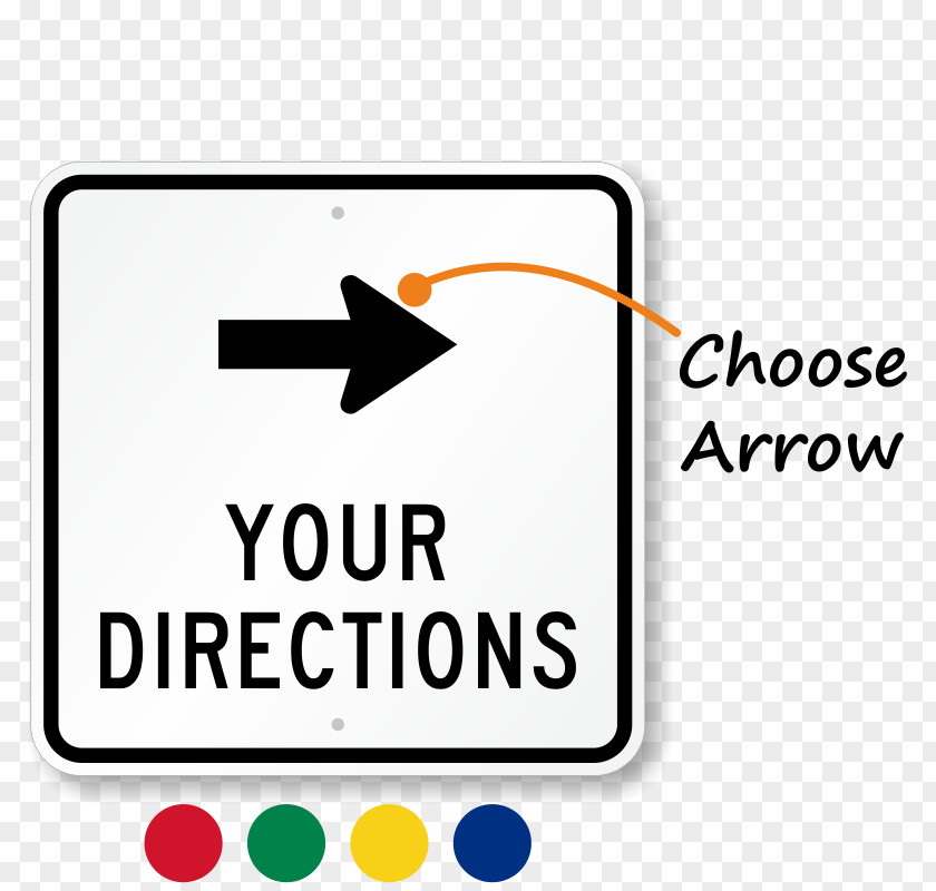 Directional Signages Traffic Sign Warning Arrow Safety PNG