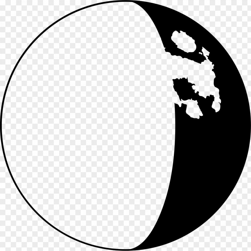 Moon Lunar Phase Crescent PNG