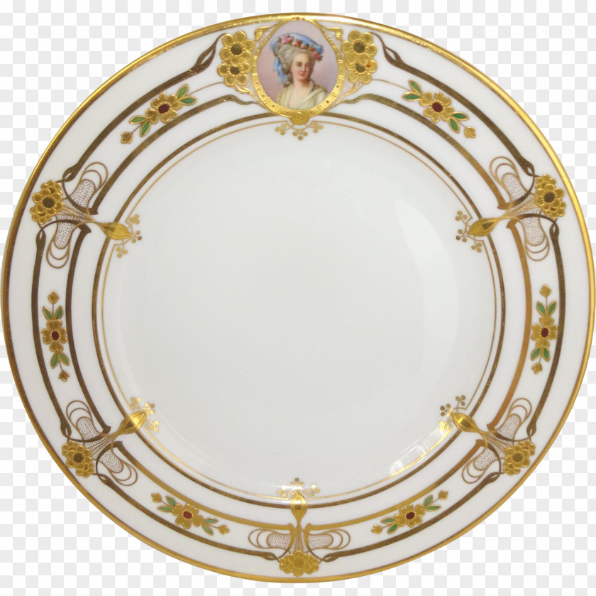 Plate Platter Porcelain Tableware Oval PNG