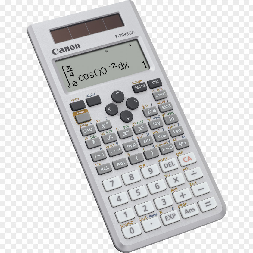 Scientific Calculator Canon 6467B001 F789SGA Electronics Function PNG