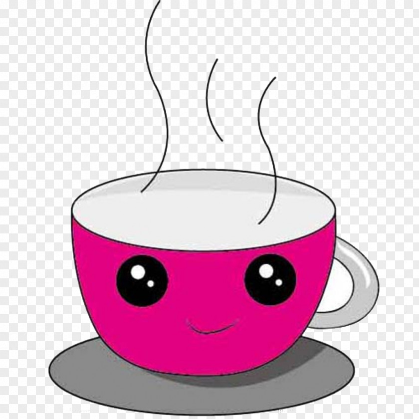 Smile Cup Coffee Clip Art PNG