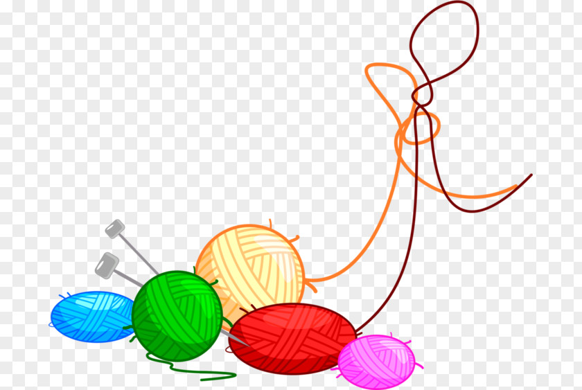 Yarn Ball Gomitolo Knitting Sewing Clip Art PNG