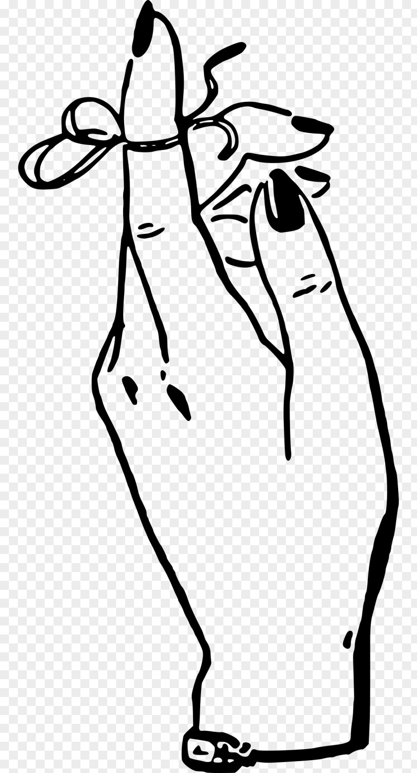 Black Finger Clip Art PNG