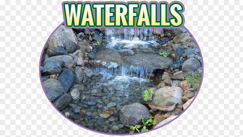 Landscape Waterfall Water Resources Pond Feature PNG
