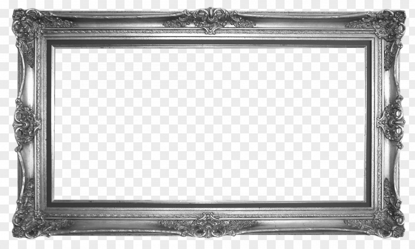 Silver Picture Frames Photography PNG
