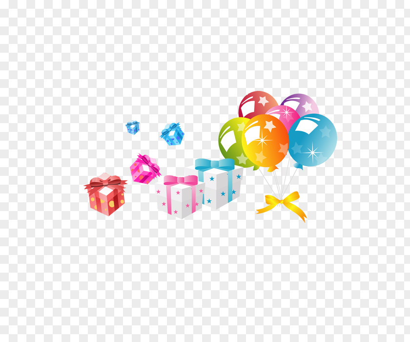 Colored Balloons Gift Software MS-DOS PNG