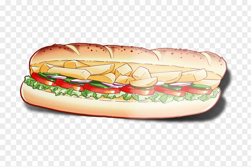 Hot Dog Submarine Sandwich Design Home Ham And Cheese PNG