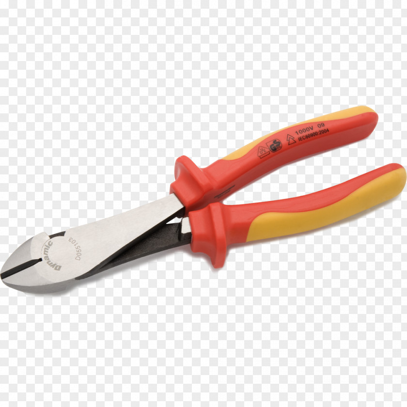 Pliers Diagonal Tool Lineman's Nipper PNG